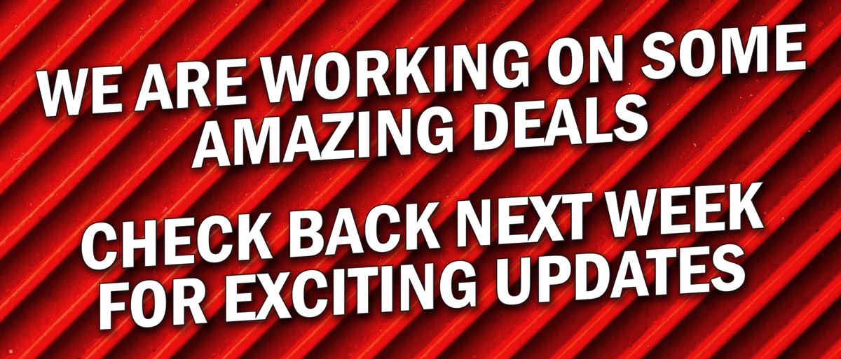 amazing deals coming soon!