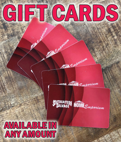 Gift Cards available in any amount