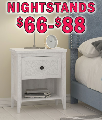 Nightstands $66 to $88