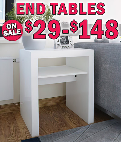 End Tables on sale $29 to $148