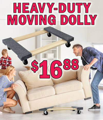 Heavy-Duty Moving Dolly $16.88